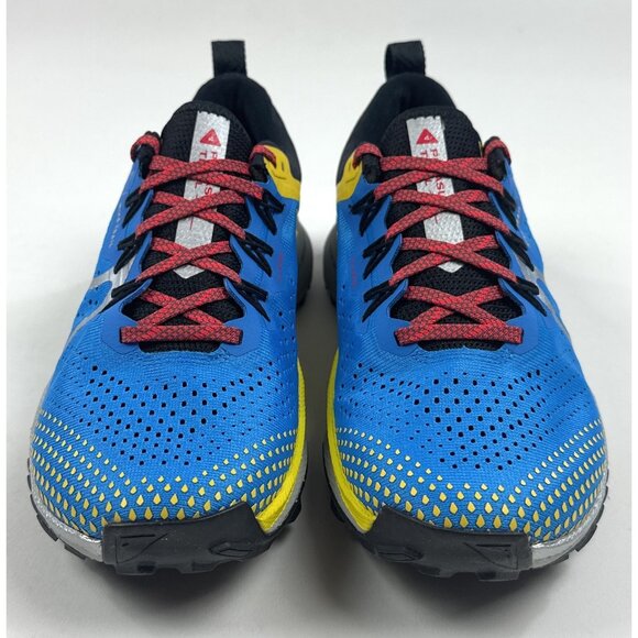 Nike React Pegasus Trail 4 Womens Blue Silver Shoes Sneakers Running DJ6159-401 - Picture 4 of 9